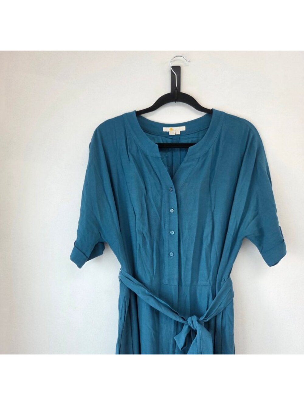 Boden Emmeline Teal Blue Jumpsuit Classic Career Women's 12R - Picture 3 of 9